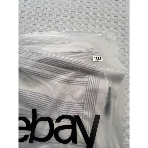 Worthington Women's Cropped Wide Leg Striped Pants Pleated Size 16P Linen Blend - Picture 13 of 13